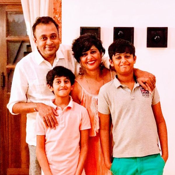 Priya Krishnan, Senior Vice President, Client Relations and Sales Operations, Family picture