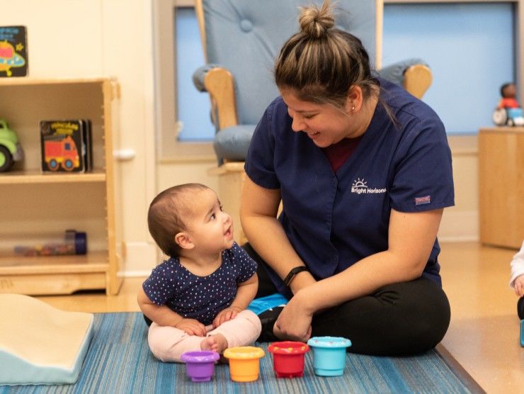 teacher with child